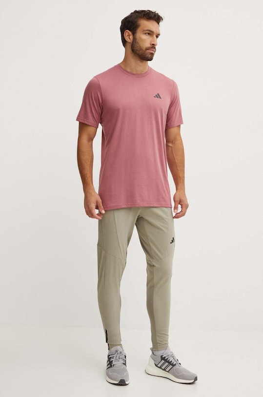 adidas Performance t-shirt treningowy Train Essentials IW3316 różowy AW24