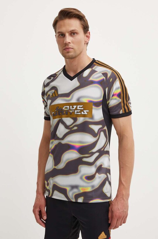 adidas Performance tricou de antrenament Pride cu modele negru IW3955