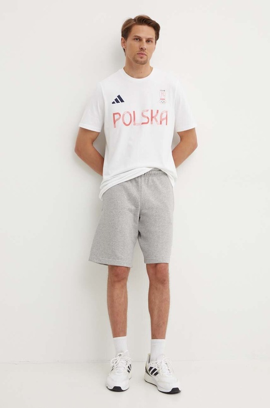 Футболка adidas Performance Polska JF6677 білий AW24