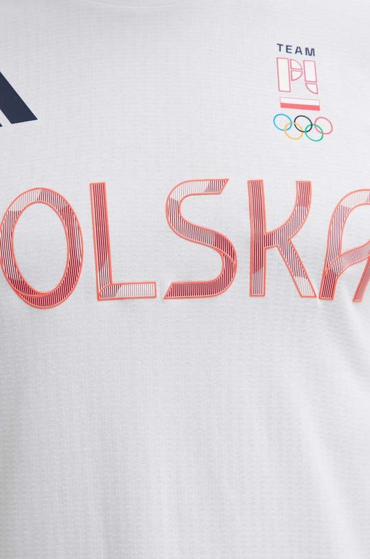 adidas Performance t-shirt treningowy HIIT Polska JF6679 biały
