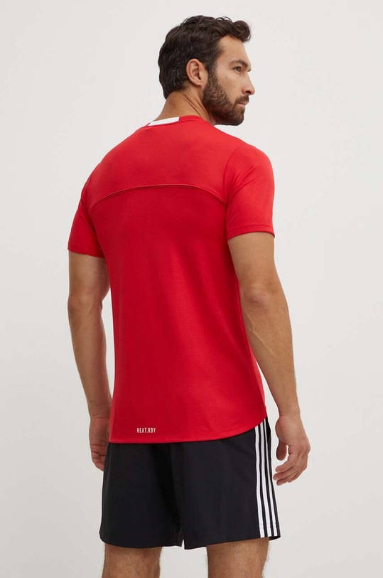 Odzież adidas Performance t-shirt treningowy HIIT Polska JF6680 czerwony