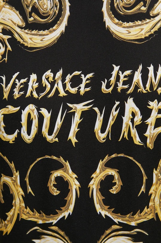 Versace Jeans Couture tricou din bumbac 77GAH6SC.JS379 negru
