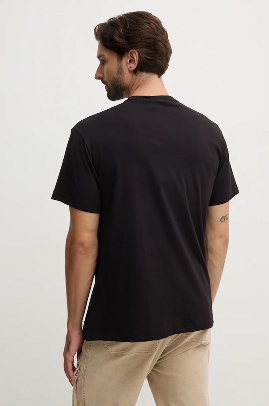 Îmbrăcăminte Versace Jeans Couture tricou din bumbac 77GAHT08.CJ00T negru