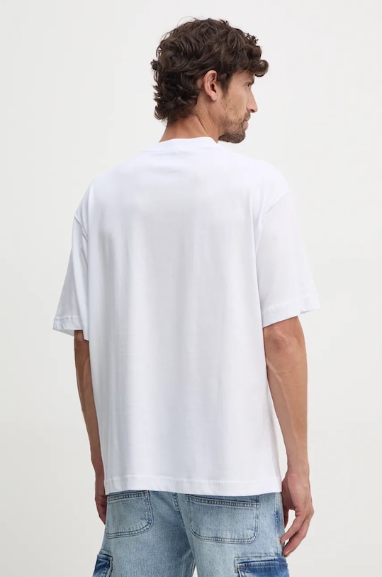 Îmbrăcăminte Versace Jeans Couture tricou din bumbac 77GAHL02.CJ01L alb