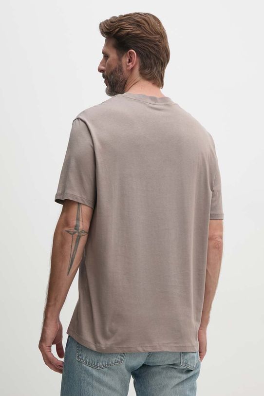 Îmbrăcăminte Armani Exchange tricou din bumbac 6DZTBD.ZJ3VZ bej