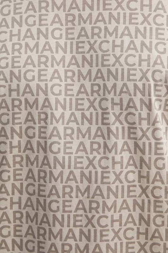 Armani Exchange t-shirt bawełniany beżowy 6DZTJA.ZJH4Z