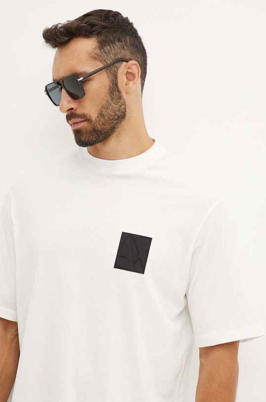 Oblečenie Bavlnené tričko Armani Exchange 6DZTJG.ZJ8EZ biela