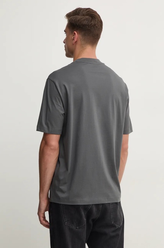 Pamučna majica Armani Exchange 6DZTJR.ZJ9AZ siva AW24