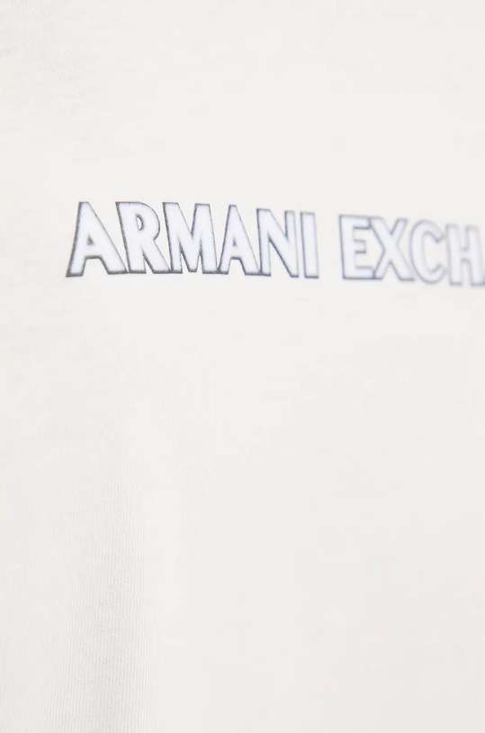 Bavlnené tričko Armani Exchange 6DZTJV.ZJLFZ biela