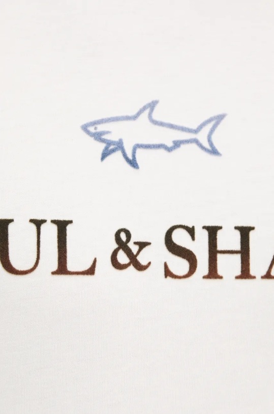 Paul&Shark tricou din bumbac 14311604 alb