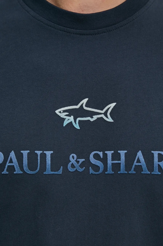 Paul&Shark tricou din bumbac 14311604 bleumarin