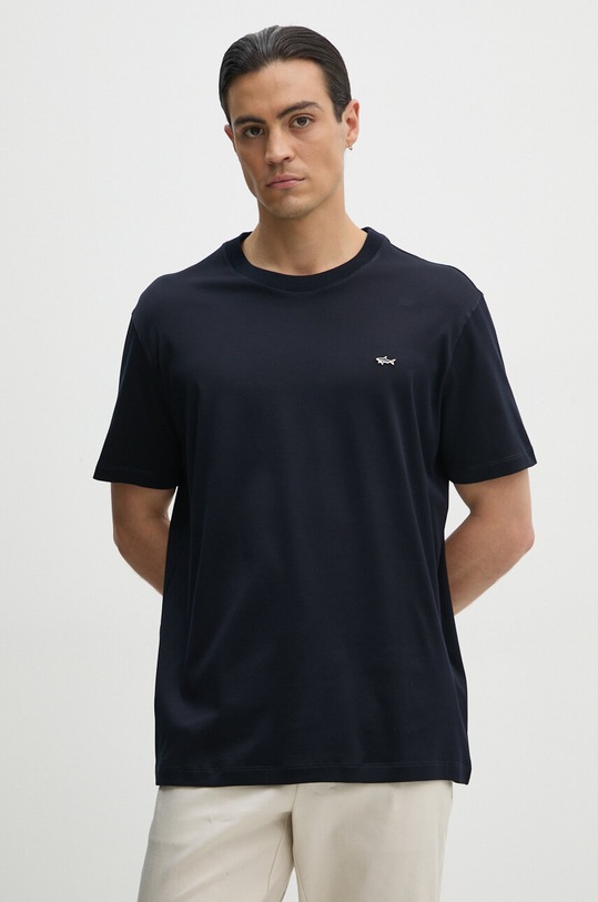 Paul&Shark tricou din bumbac bleumarin 14311614