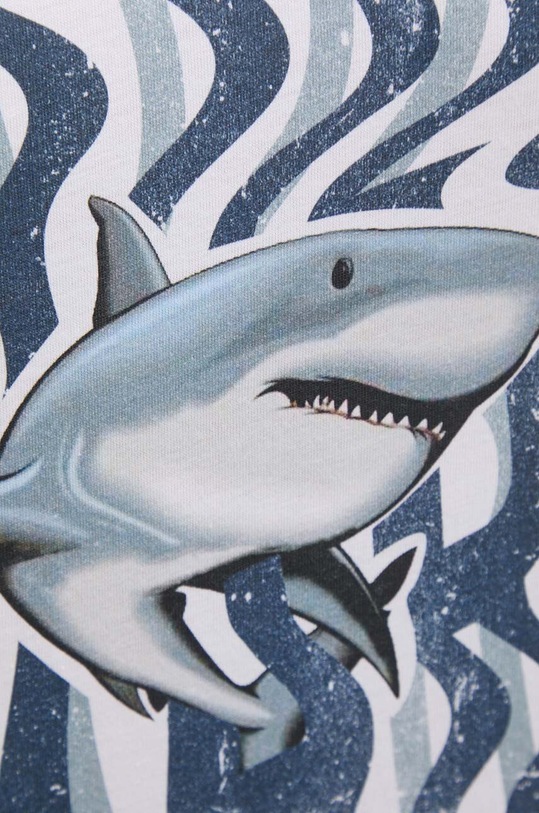 Bavlněné tričko Paul&Shark 14311626 bílá