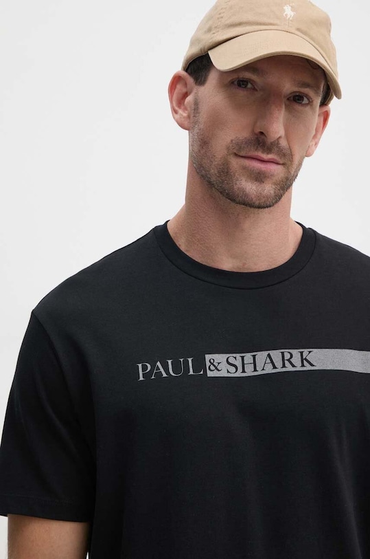 Paul&Shark tricou din bumbac negru 14311652
