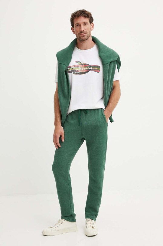 Бавовняна футболка PS Paul Smith M2R.011R.NP4804 бежевий AW24