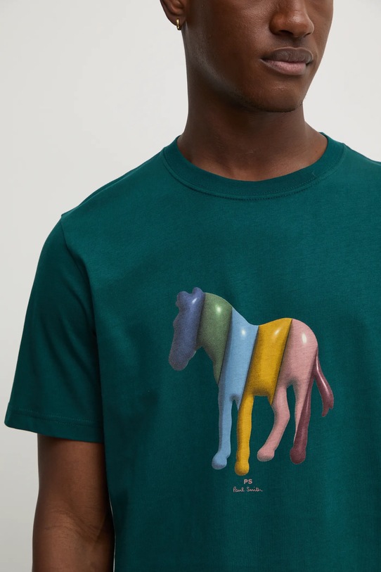 Pamučna majica PS Paul Smith M2R.011R.NP4806 zelena