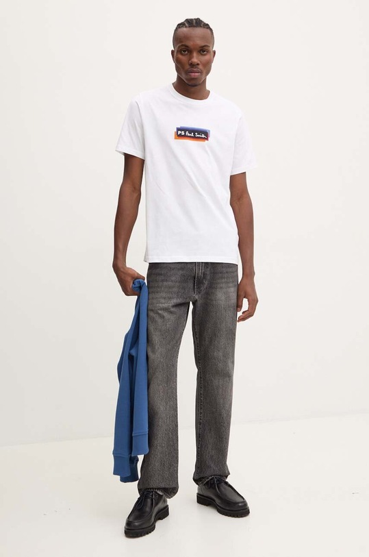 PS Paul Smith tricou din bumbac M2R.011R.NP4808 bej AW24