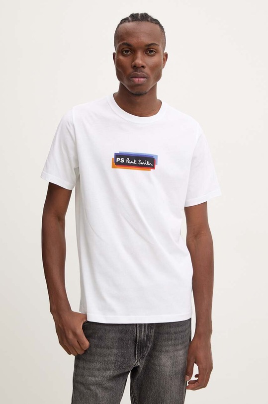 PS Paul Smith tricou din bumbac bej M2R.011R.NP4808