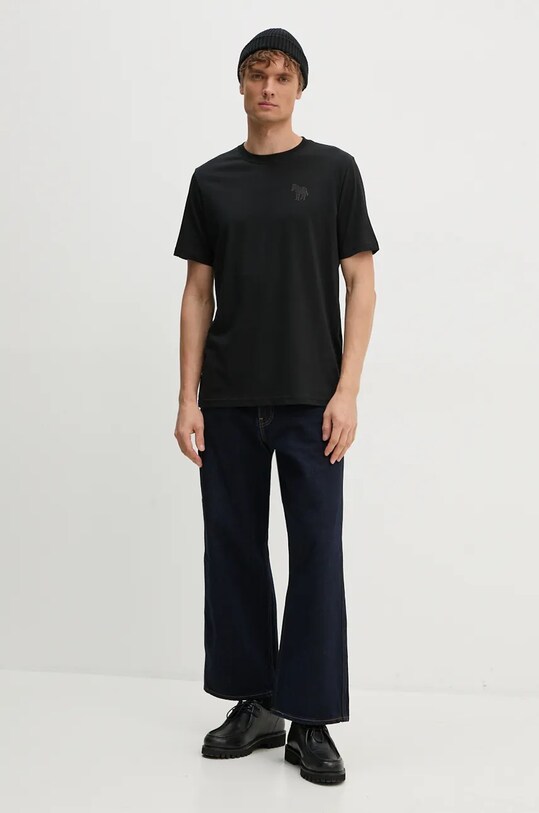 Бавовняна футболка PS Paul Smith M2R.011R.NP4814 чорний AW24