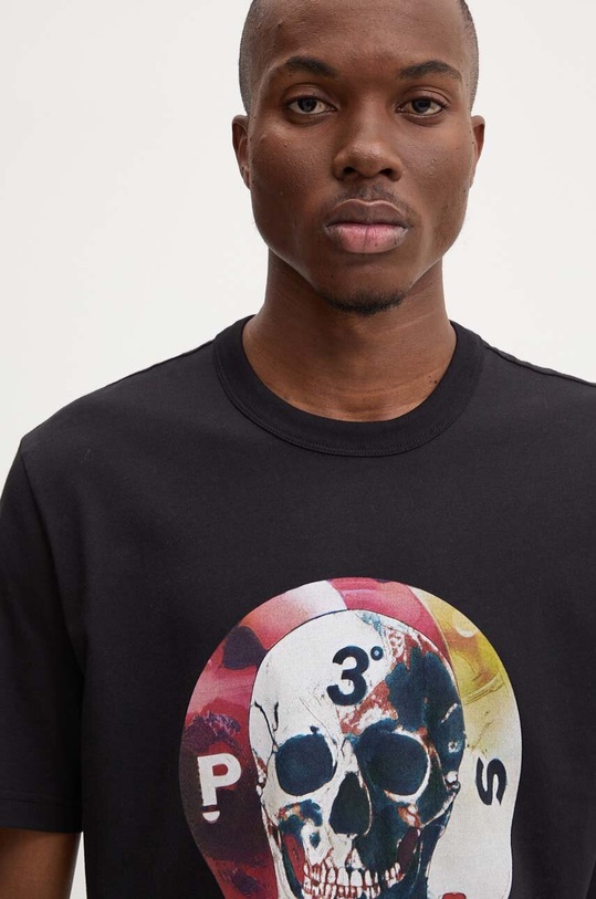PS Paul Smith t-shirt bawełniany czarny M2R.220X.NP4800