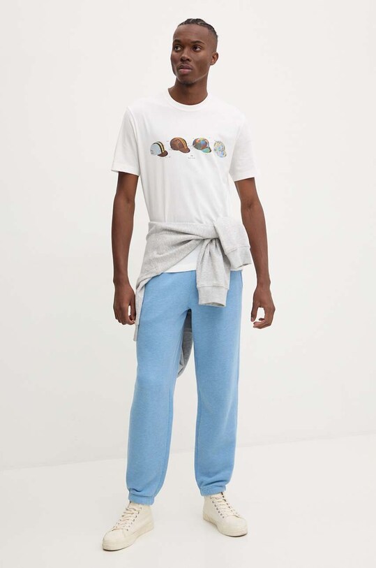 PS Paul Smith tricou din bumbac M2R.220X.NP4801 bej AW24