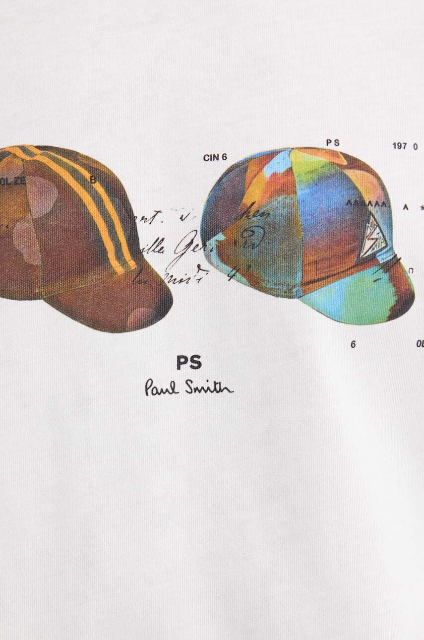 PS Paul Smith t-shirt bawełniany M2R.220X.NP4801 beżowy