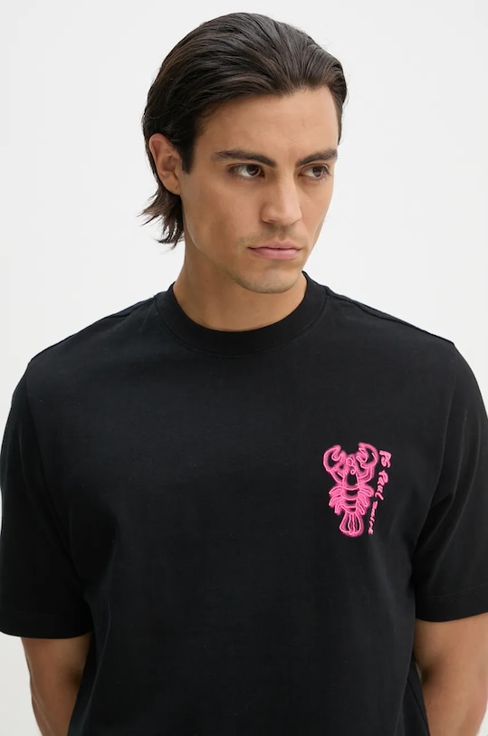Бавовняна футболка PS Paul Smith чорний M2R.965X.NP4823