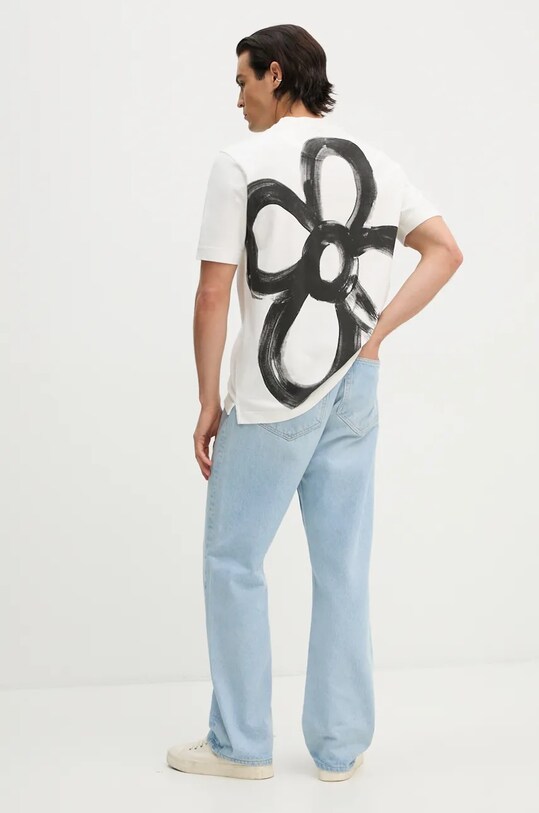 Хлопковая футболка PS Paul Smith M2R.965X.NP4825 бежевый AW24