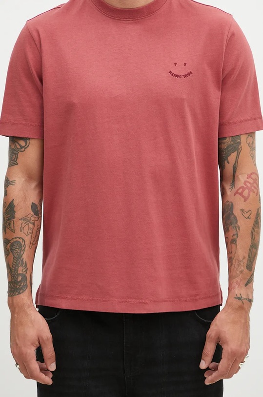 PS Paul Smith tricou din bumbac roz M2R.965XE.N22116