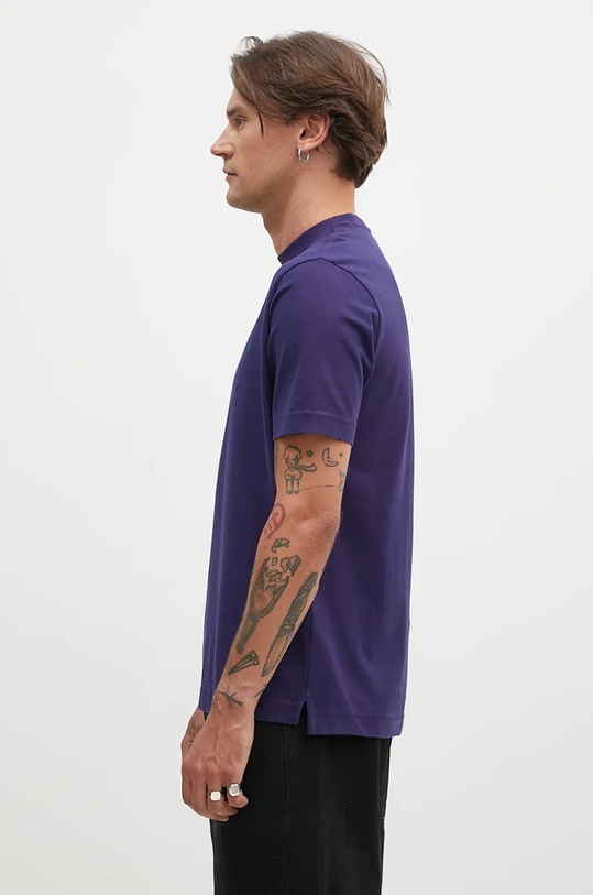 Памучна тениска PS Paul Smith M2R.965XE.N22116 тъмносин AW24