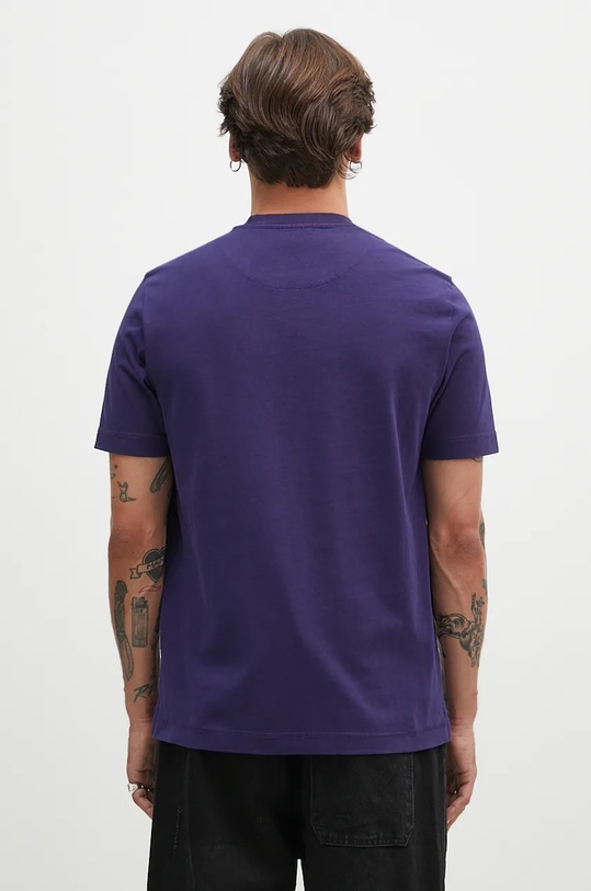 Дрехи Памучна тениска PS Paul Smith M2R.965XE.N22116 тъмносин
