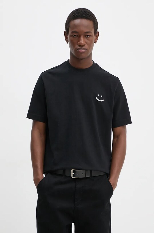 PS Paul Smith tricou din bumbac imprimeu negru M2R.965XE.N22116