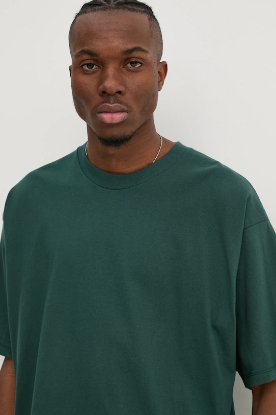 Vans tricou din bumbac verde VN000G512LN1