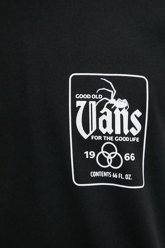 Bavlněné tričko Vans VN000KA2BLK1 černá