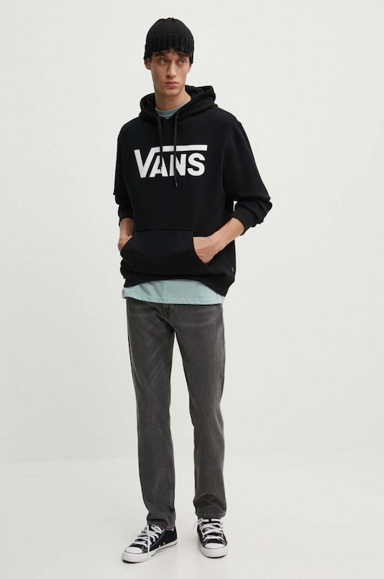 Îmbrăcăminte Vans tricou din bumbac VN000HFNM8I1 albastru