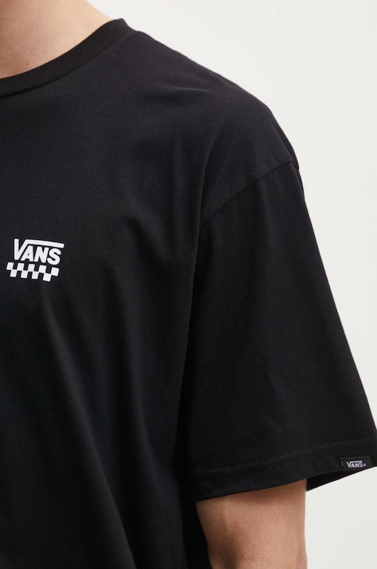 Vans t-shirt bawełniany VN0A7TLGBLK1 czarny