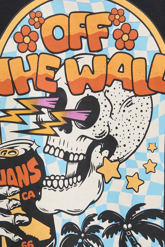 Pamučna majica Vans VN000KHRBLK1 crna