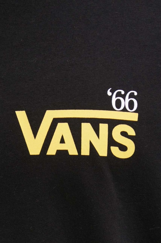 Bavlněné tričko Vans VN000HFTBLK1 černá