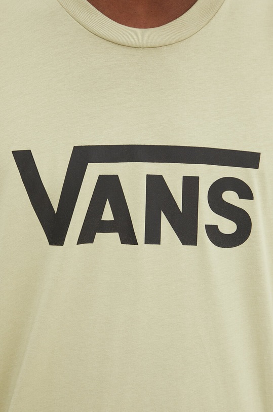 Bavlnené tričko Vans VN000GGGDAU1 zelená