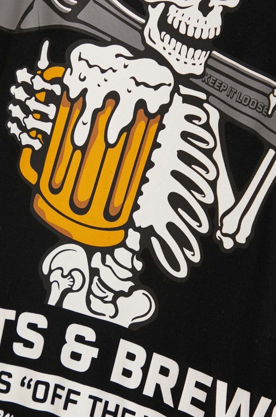 Pamučna majica Vans VN000J4CBLK1 crna