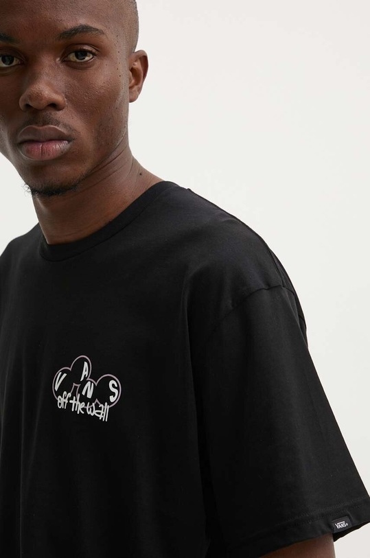 Vans t-shirt bawełniany czarny VN000HG2BLK1