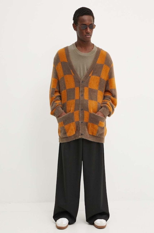 Pamučna majica Vans VN000HES9JC1 zelena AW24