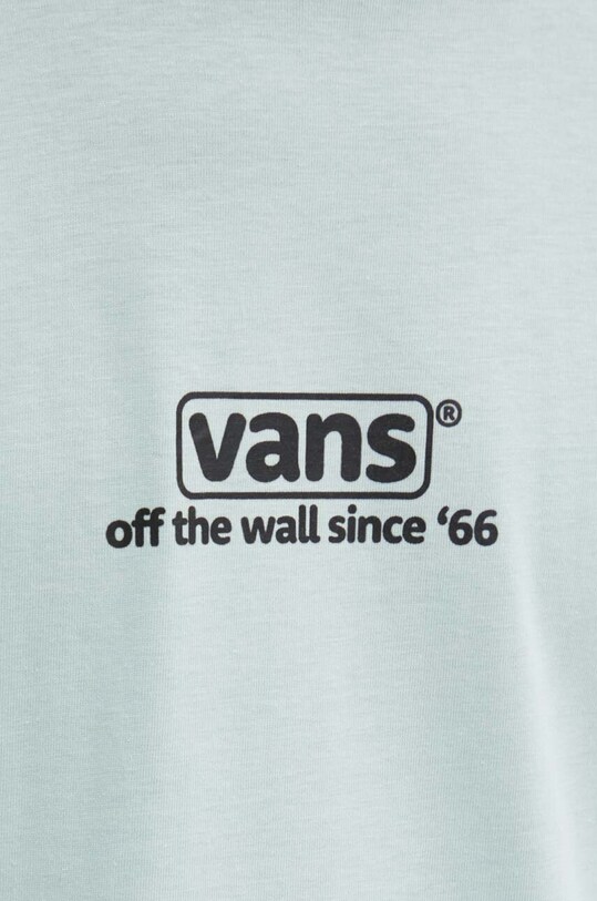Vans tricou din bumbac VN000HFFM8I1 turcoaz