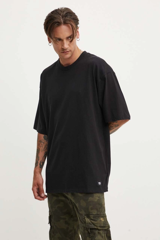 Vans t-shirt bawełniany bawełna czarny VN000G51BLK1