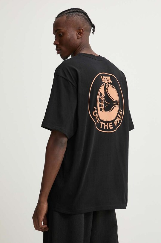 Odzież Vans t-shirt bawełniany VN000KTJBLK1 czarny