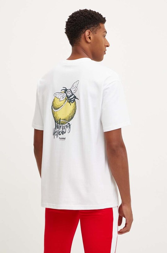 Ρούχα Βαμβακερό μπλουζάκι Hummel Hummel x Peanuts 226083 λευκό