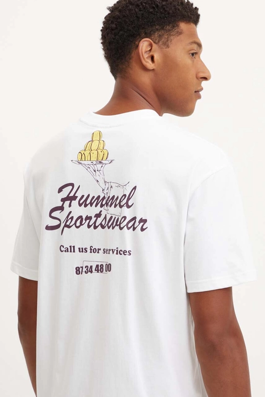 Хлопковая футболка Hummel Hummel x Peanuts хлопок белый 226086