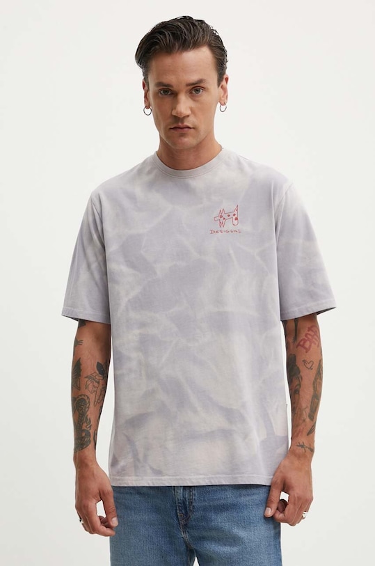 Îmbrăcăminte Desigual tricou din bumbac ARMIN 24WMTK09 violet