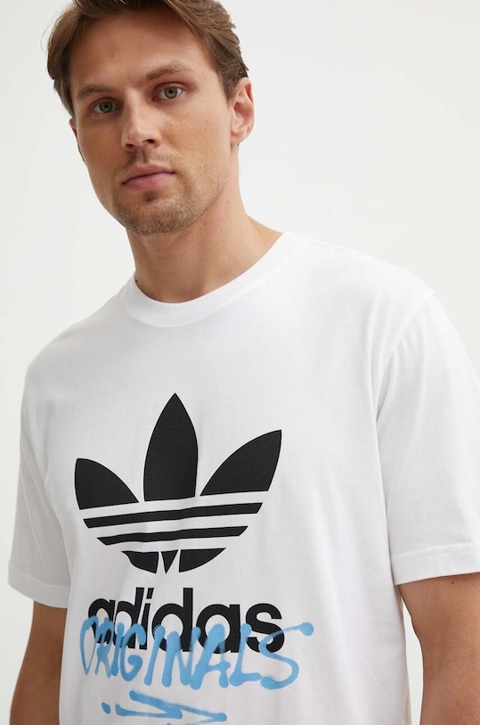 adidas Originals pamut póló fehér IX6750