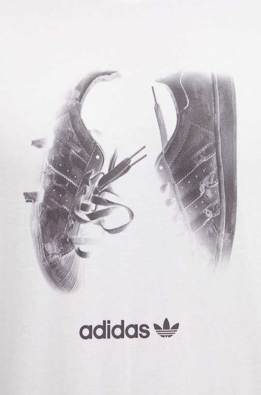 Bavlněné tričko adidas Originals IY3430 béžová